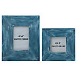 Blue Picture Frame Set of 2