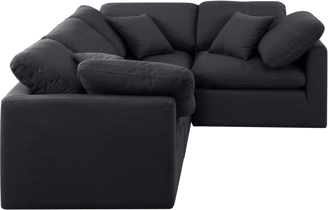 Indulge - Linen 4 Piece Modular Corner Sectional - Simple Home Plus