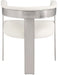Romeo - Faux Leather Dining Chair With Silver Base (Set of 2) - Simple Home Plus