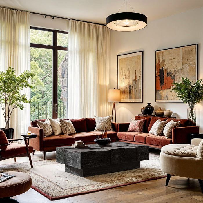 Anzio - Oak Veneer Coffee Table - Simple Home Plus