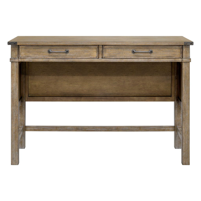 Belfast - Occasional Table With 2 Drawers - Reclaimed Natural - Simple Home Plus