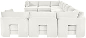 Hammond - Velvet Performance Fabric Upholstered 10 Piece Sectional - Simple Home Plus