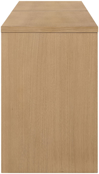 Avro - Solid Wood And Oak Veneer Desk - Simple Home Plus