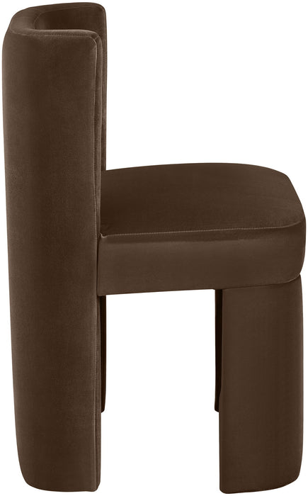 Zuno - Velvet Performance Fabric Upholstered Dining Chair (Set of 2) - Simple Home Plus