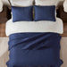 Quebec - Reversible Coverlet Set - Navy - Simple Home Plus