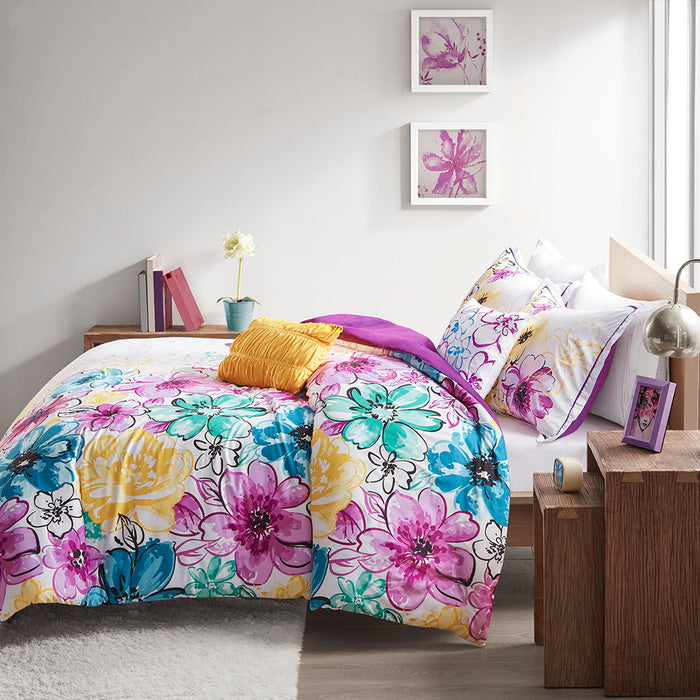 Olivia - Twin Comforter Set - Blue - Simple Home Plus