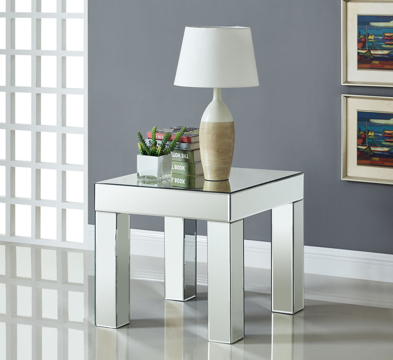 Lainy - End Table - Pearl Silver - Simple Home Plus