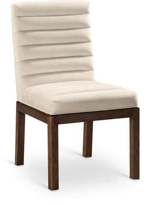 Evelyn - Dining Chair With Brown Legs - Simple Home Plus