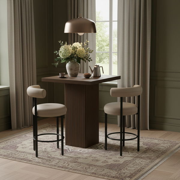 Belinda - Oak Veneer And Solid Wood Table