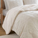 Riordan - King/California King Cable Knit Comforter Set - Ivory - Simple Home Plus