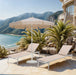 Amalfi - Patio Umbrella - White Base / White Pole - Simple Home Plus