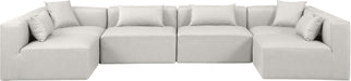 Cube - 6 Piece Modular Armless Sectional - Simple Home Plus