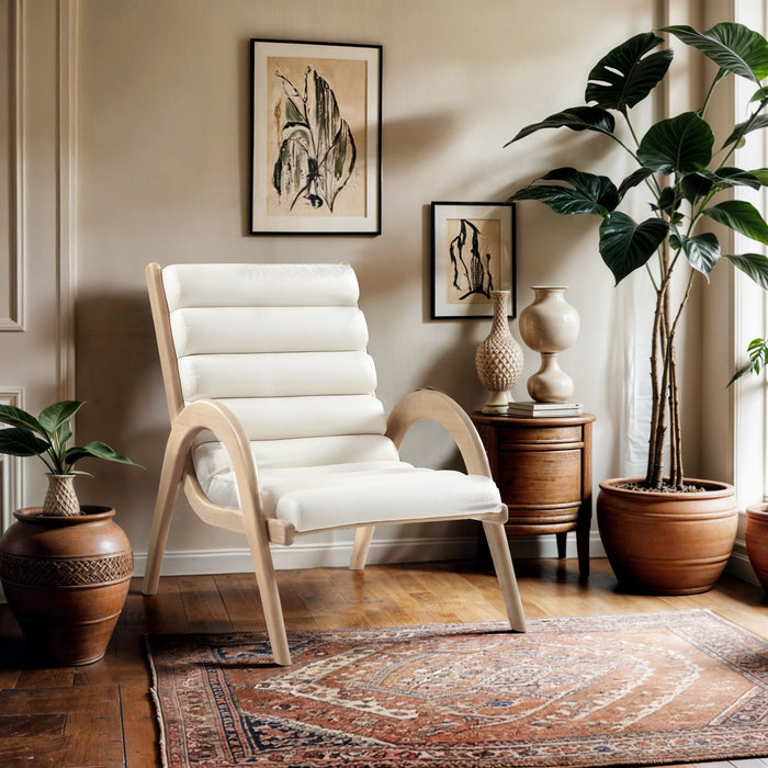 Randal - Accent Chair - Natural Frame - Simple Home Plus