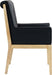 Gwendolyn - Faux Leather Dining Arm Chair With Natural Frame - Simple Home Plus