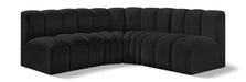 Arc - Boucle Fabric 4 Piece Corner Modular Sofa - Simple Home Plus