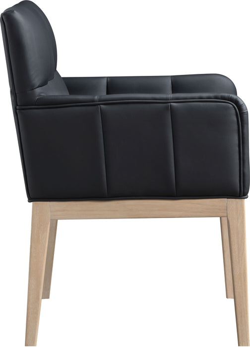 Adrian - Dining Arm Chair (Set of 2) - Light Brown Legs - Simple Home Plus
