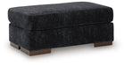 Whitmore Manor - Ottoman - Black Pearl - Simple Home Plus