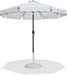 Amalfi - Patio Umbrella - White Base / Black Pole - Simple Home Plus