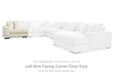 Lindyn - LAF Corner Chair - Ivory - Simple Home Plus