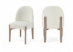 Torino - Upholstered Dining Chair With Brushed Natural Base (Set of 2) - Simple Home Plus