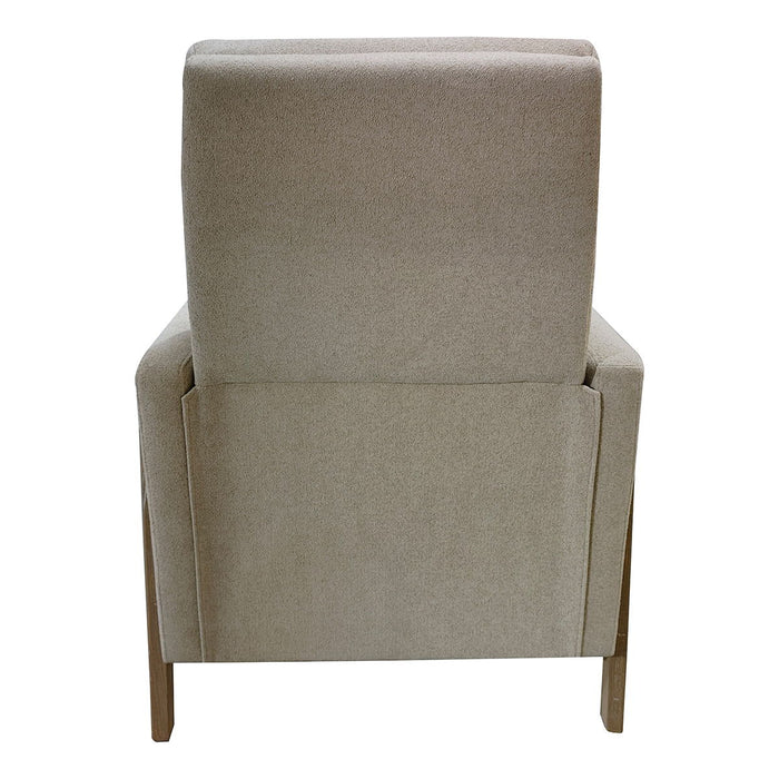 Luna - Recliner With Frame - Beige - Simple Home Plus