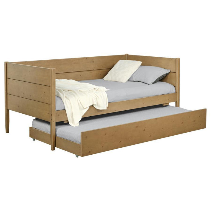 Calinda - Wood Twin Daybed With Trundle - Natural - Simple Home Plus