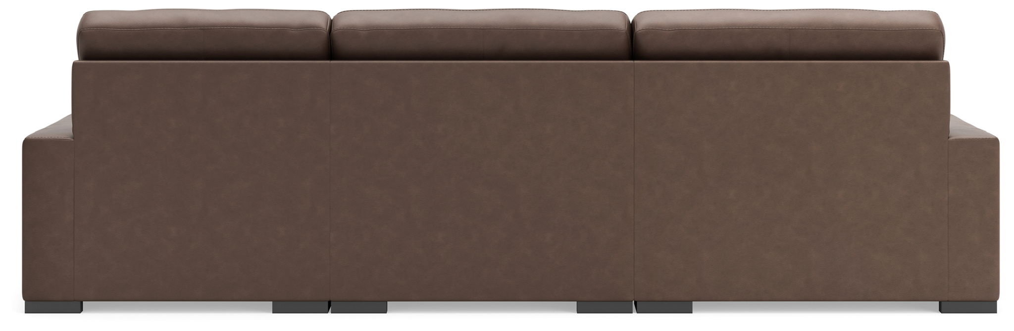 Calden - 3-Piece Sectional With RAF Corner Chaise - Chocolate - Simple Home Plus