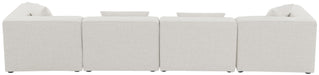 Cube - Linen Modular 4 Seat Sofa - Simple Home Plus