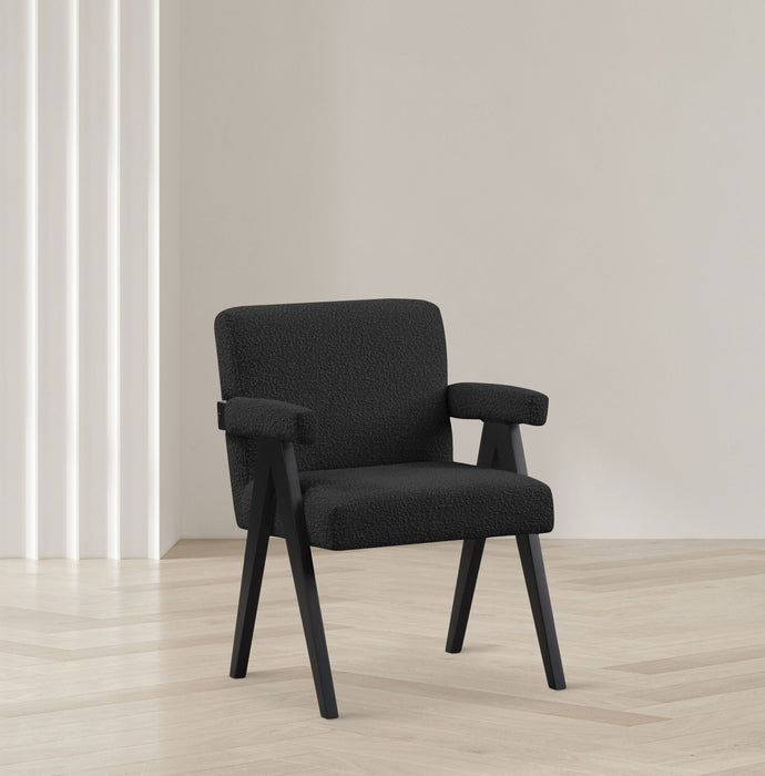 Woodloch - Accent Chair With Black Frame - Simple Home Plus