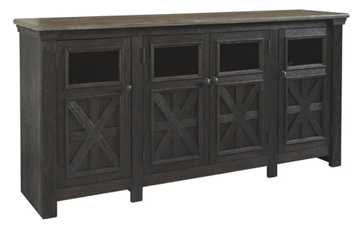 Tyler Creek - Black / Gray - Extra Large TV Stand - Simple Home Plus