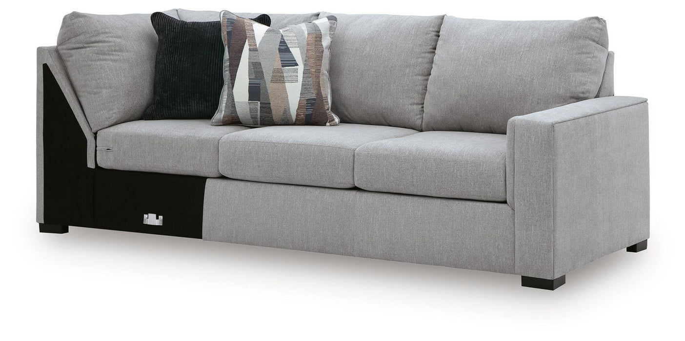 Lakepoint - RAF Sofa With Corner Wedge - Nickel - Simple Home Plus
