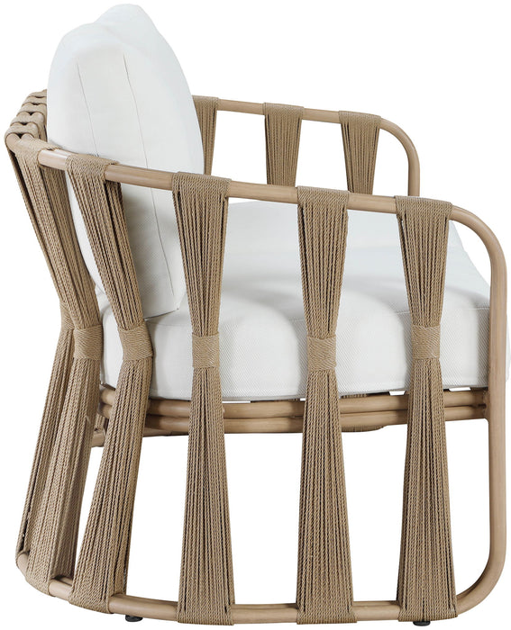 San Pietro - Resilient Waterproof Fabric 60.5" Upholstered Outdoor Patio Loveseat - Simple Home Plus