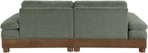 Turin - Chenille Fabric Upholstered Modular Sectional - Green - Simple Home Plus