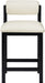 Roundhill - Faux Leather Counter Stool - Black Frame - Simple Home Plus