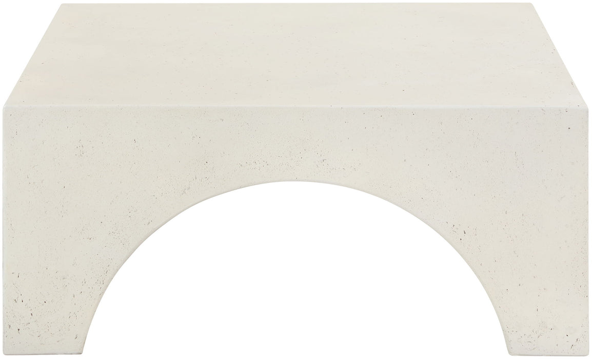 Renza - Concrete And Fiberglass Indoor / Outdoor Table - Simple Home Plus