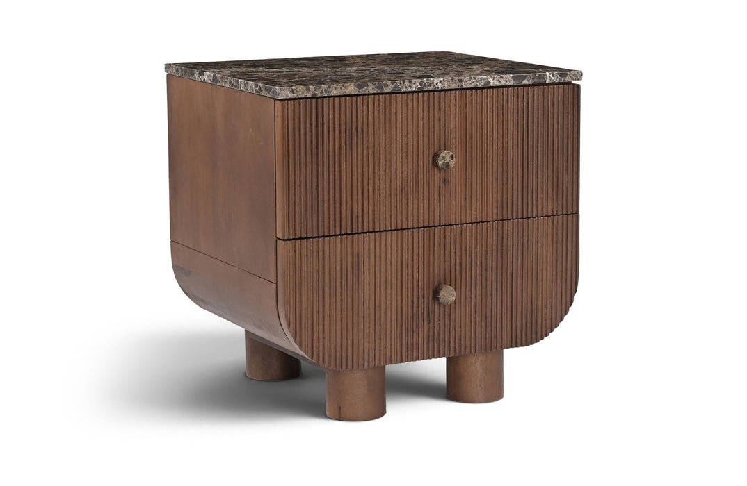 Cressa - Mango Wood Nightstand - Simple Home Plus