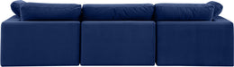Comfy - Velvet Modular Sofa 3 Seats - Simple Home Plus
