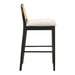 Lucio - Modern Farmhouse Wood Bar Height Kitchen Bar Stool - Simple Home Plus