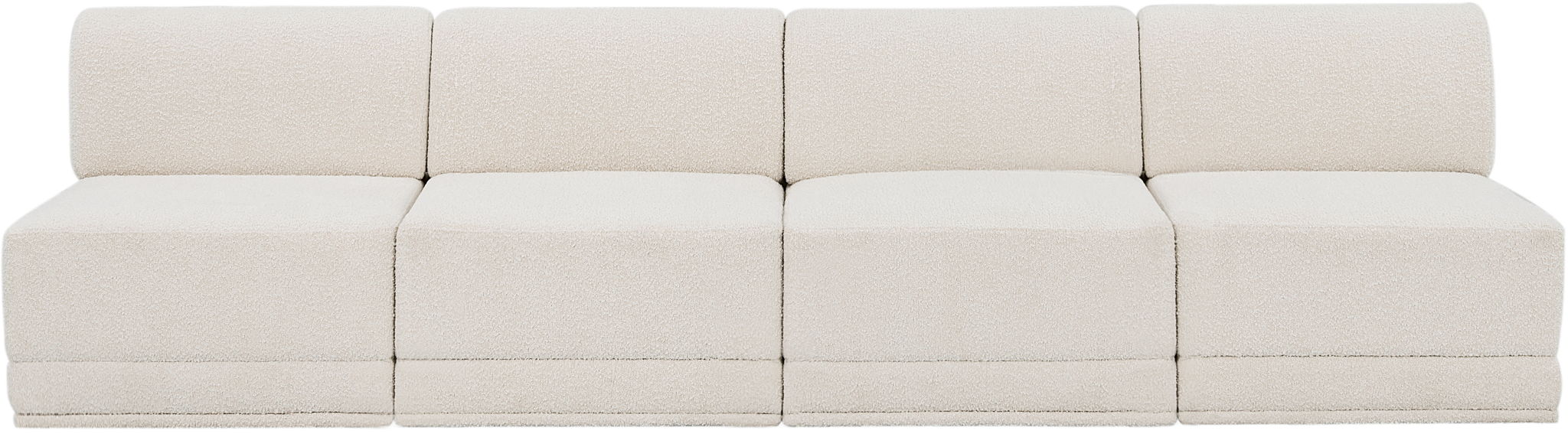 Ollie - 4 Seat Armless Modular Sofa - Simple Home Plus