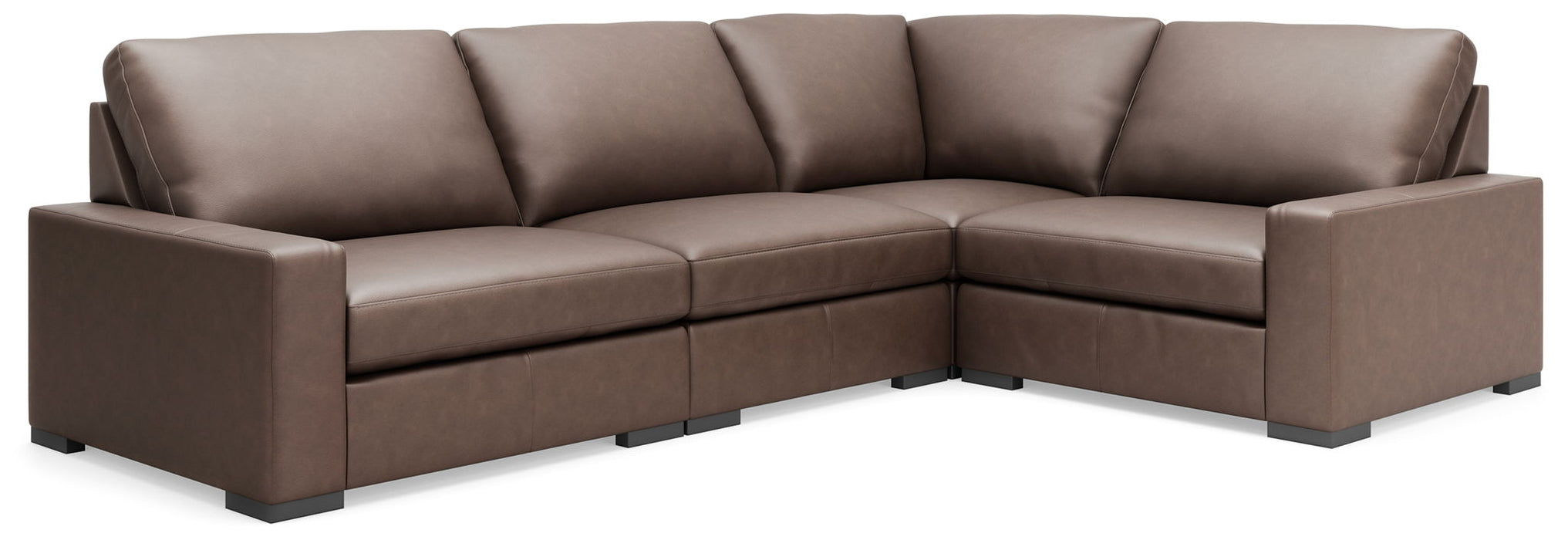 Calden - 4-Piece Sectional - Chocolate - Simple Home Plus