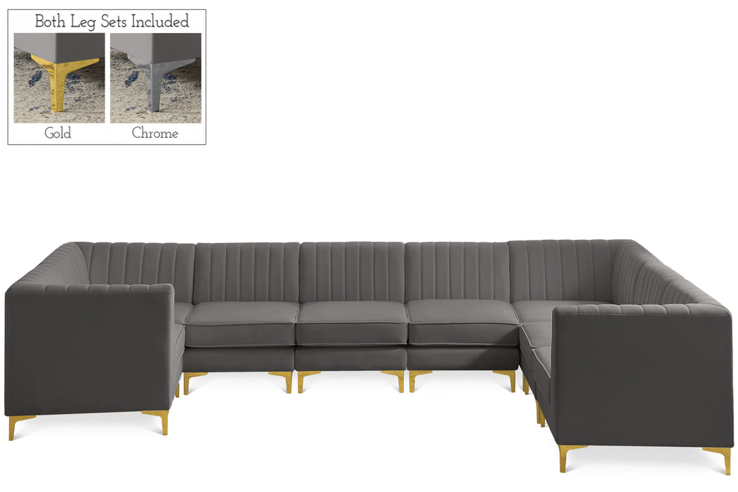 Alina - 8 Piece Modular U-Shaped Sectional - Simple Home Plus