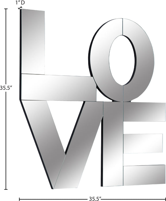 Love - Mirror - Pearl Silver