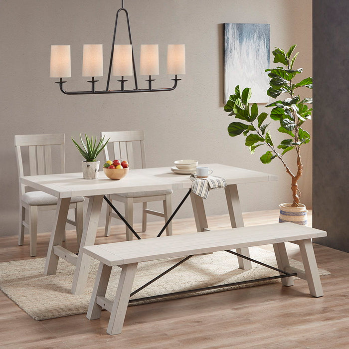Serenitie - 5 Light Linear Chandelier - Bronze - Simple Home Plus