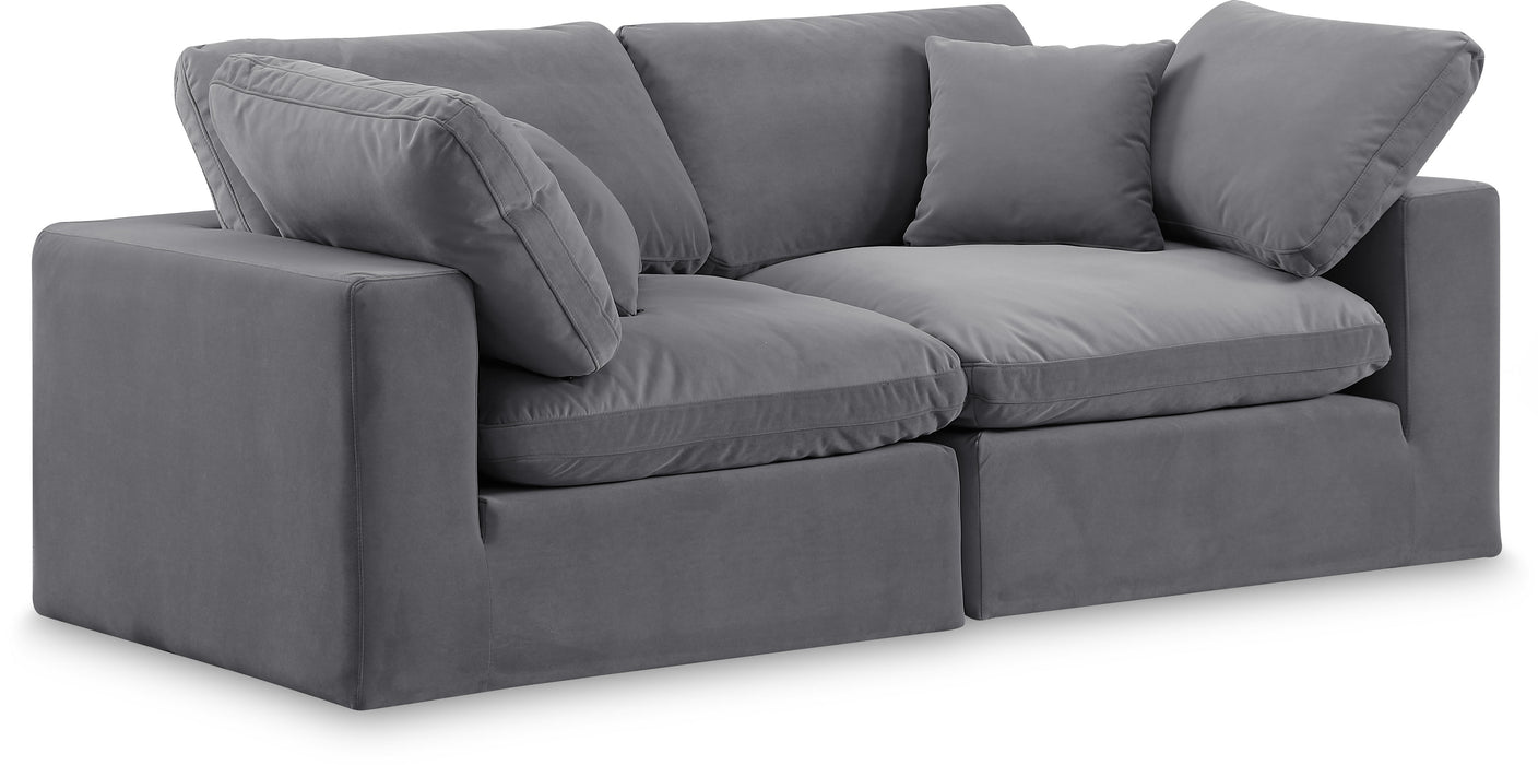 Comfy - Velvet Modular Sofa 2 Seats - Simple Home Plus
