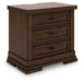 Taffenbrook - Medium Brown - Three Drawer Night Stand - Simple Home Plus