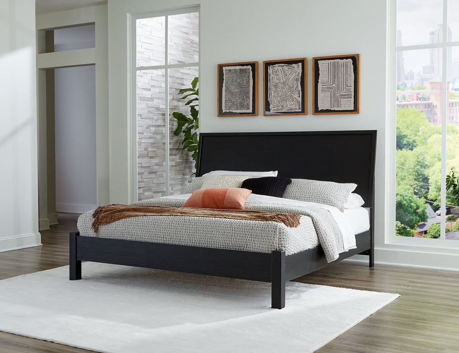 Danziar - Panel Bed With Low Footboard - Simple Home Plus