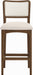 Atrium - Upholstered Bar Stool (Set of 2) - Brushed Brown Frame - Simple Home Plus