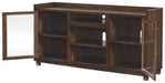 Starmore - Brown - XL TV Stand w/Fireplace Option - Simple Home Plus