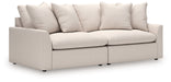 Whitehaven - Oyster - 2-Piece Sectional Loveseat - Simple Home Plus