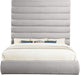 Adam - Boucle Fabric Bed With 89" Headboard - Simple Home Plus